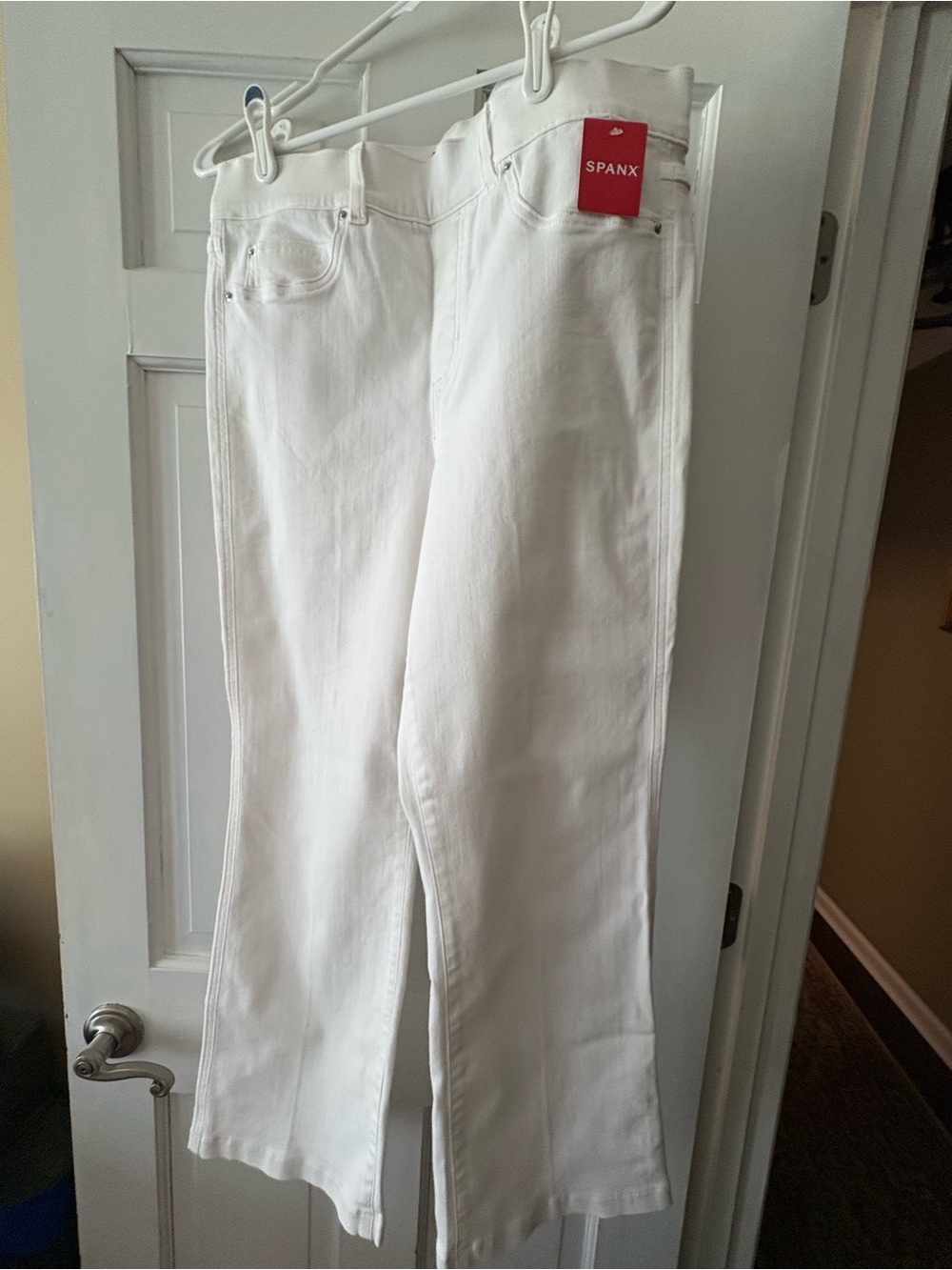 SPANX White Flare Jeans for Women